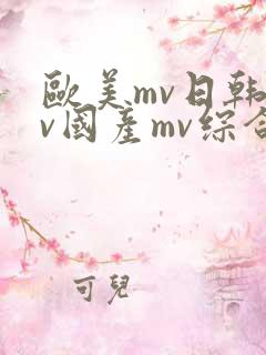 欧美mv日韩mv国产mv综合