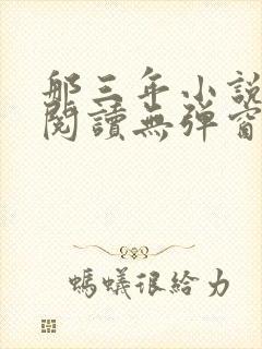 那三年小说免费阅读无弹窗