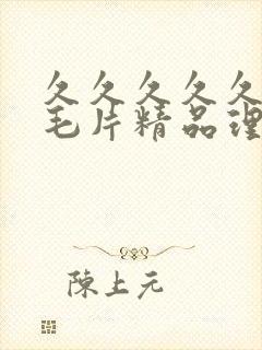 久久久久久久久毛片精品理论片