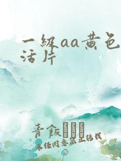 一级aa黄色生活片
