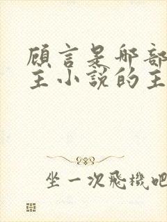 顾言是哪部双男主小说的主角