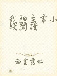 武神主宰小说在线阅读