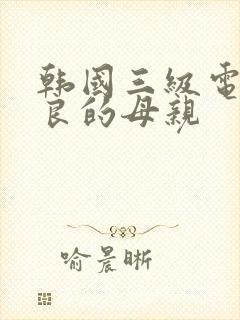 韩国三级电影善良的母亲