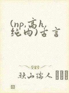 (np,高h,纯肉)古言
