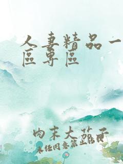 人妻精品一区二区专区