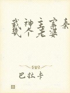 武神主宰秦尘有几个老婆