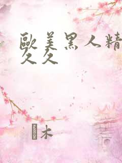 欧美黑人精品久久久