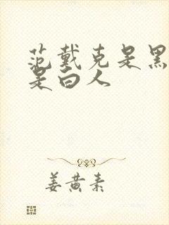 范戴克是黑人还是白人