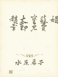 赵大宝苏媚免费章节免费