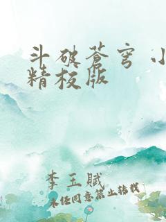 斗破苍穹 小说精校版