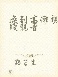 操到高潮视频在线观看