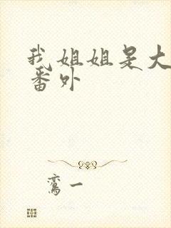 我姐姐是大明星番外