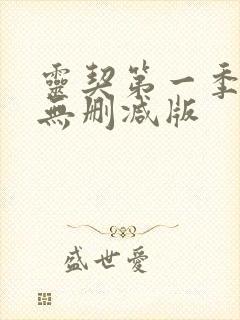 灵契第一季全集无删减版