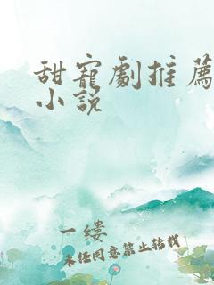 甜宠剧推荐巨甜小说