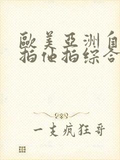 欧美亚洲自拍偷拍他拍综合