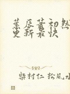 叶辰萧初然哪里更新最快