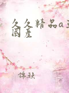 久久精品a亚洲国产