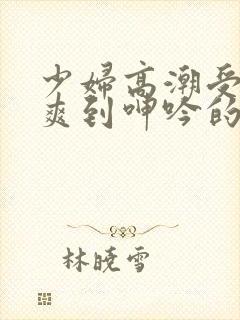 少妇高潮受不了爽到呻吟的