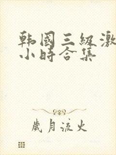 韩国三级激情三小时合集