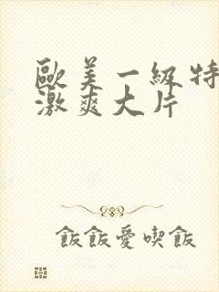 欧美一级特黄刺激爽大片