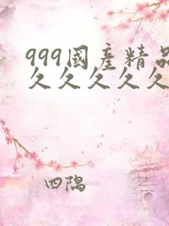 999国产精品久久久久久