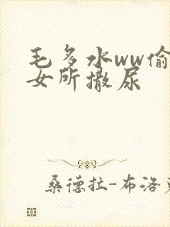 毛多水ww偷拍女所撒尿