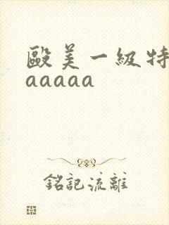 殴美一级特黄aaaaaa