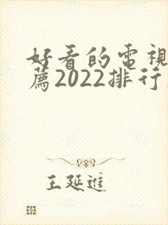 好看的电视剧推荐2022排行榜