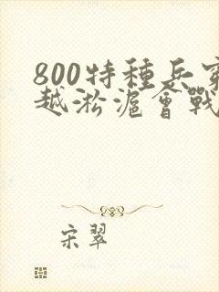 800特种兵穿越淞沪会战的小说