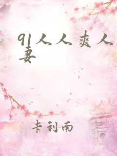91人人爽人人妻