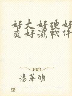 好大好硬好紧好爽好湿软件