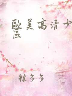 欧美高清少妇一区