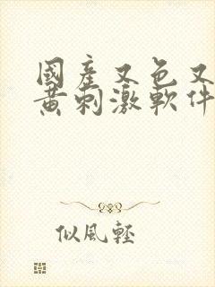 国产又色又爽又黄刺激软件