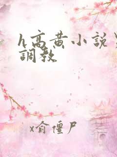 h高黄小说男男调教