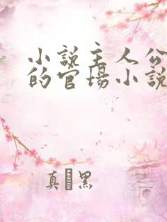 小说主人公李霖的官场小说免费阅读