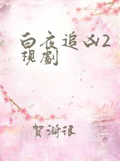 白夜追凶2 电视剧