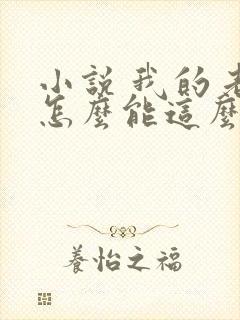 小说 我的老婆怎么能这么可爱?