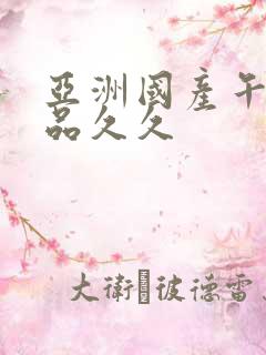 亚洲国产午夜精品久久