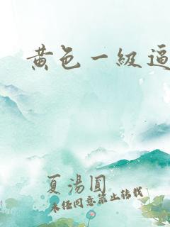 黄色一级逼逼片