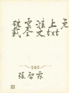 破云淮上免费下载全文txt