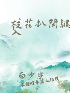 校花扒开腿让我入