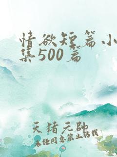 情欲短篇小说合集500篇
