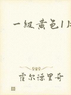 一级黄色1片