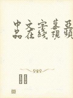 中文字幕亚洲精品在线视频观看