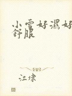 小雪好湿好爽好舒服