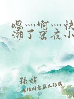 嗯灬啊灬快灬高潮了密夜小说
