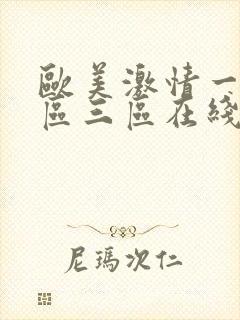 欧美激情一区二区三区在线