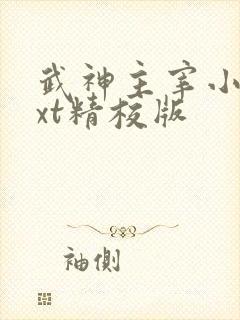 武神主宰小说txt精校版