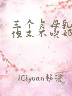 三个月母乳不够但又不吃奶粉咋办