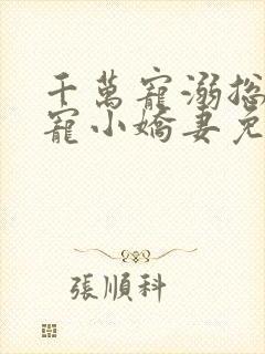 千万宠溺总裁独宠小娇妻免费阅读